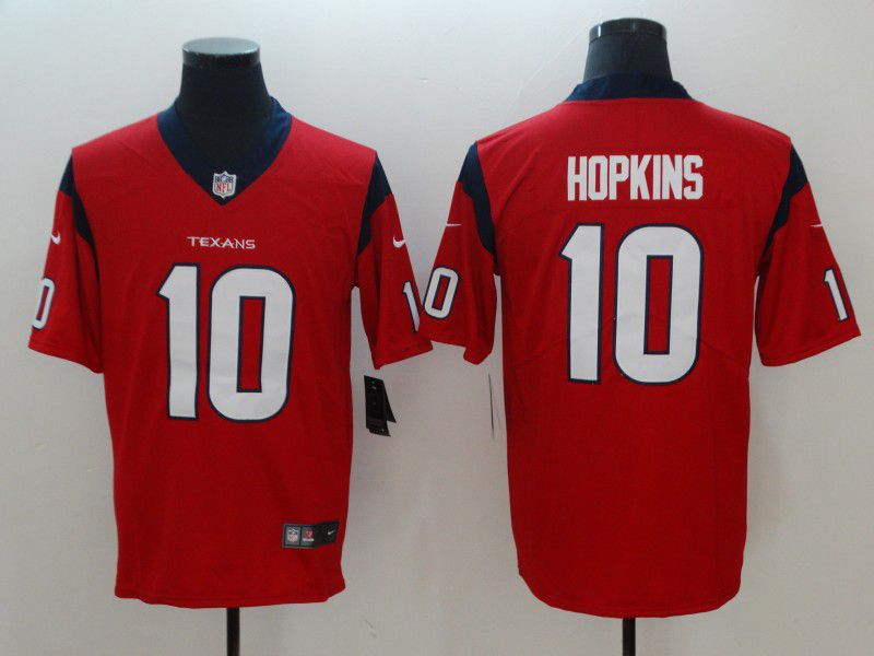 Men Houston Texans #10 Hopkins Red Nike Vapor Untouchable Limited NFL Jerseys->houston texans->NFL Jersey